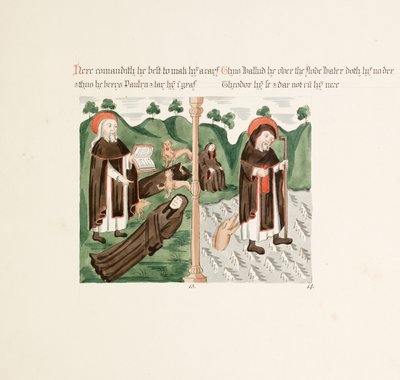 Ms. New Coll 380, f45r. Le antichità della Cattedrale di Santa Maria, Carlisle, disegnate da Robert Carlile, 1795 da Robert Carlile